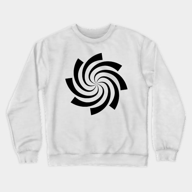 spiral circle Crewneck Sweatshirt by HokiShop